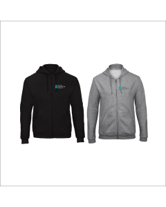 Kinder Kapuzen-Zipper "AHS" Logo, bestickt