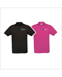 Kinder Girly Polo-Shirt "AHS" Logo, bestickt